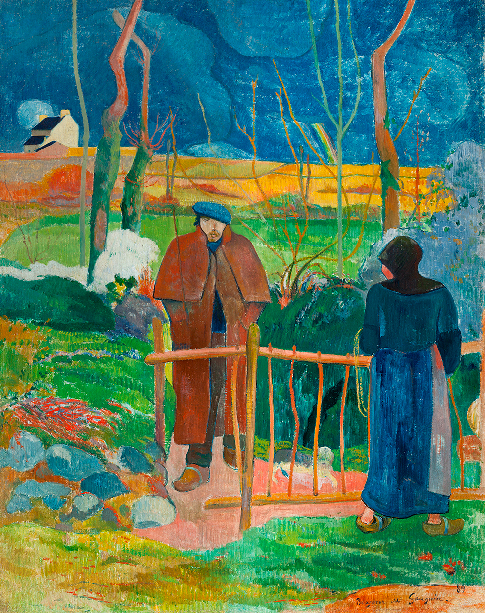 Painting Paul Gauguin, Bonjour Monsieur Gauguin